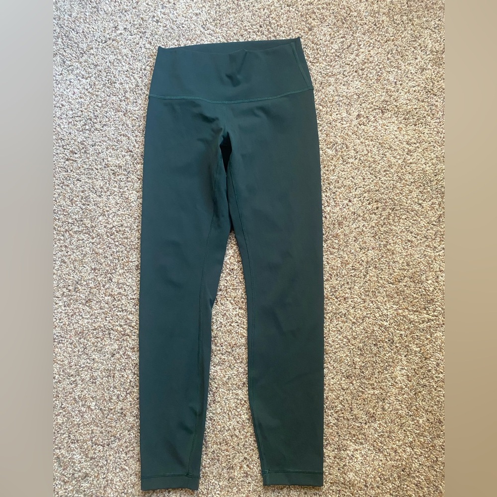 Lululemon dark green leggings
